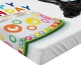 thumbnail image 2 of Ambesonne Birthday Party Fitted Sheet, Bulldog Party Cake, Full Size, Multicolor, 2 of 3