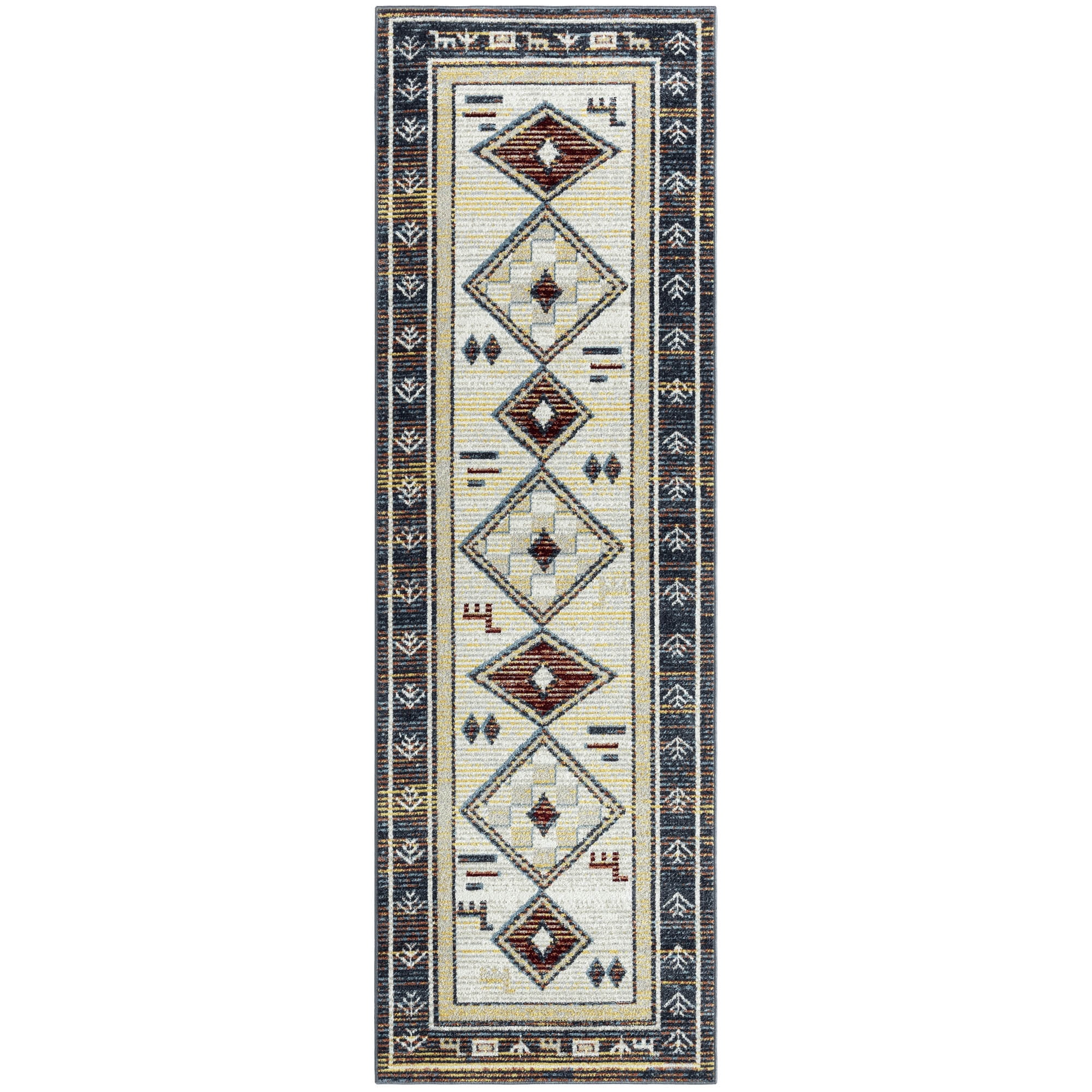 Everwash™ Treasure Southwestern Geometric Machine Washable Runner Area