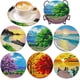 thumbnail image 2 of Posavasos Circulares DIY Kits Puntos Diamante Artísticos Con Diamantes 6/7/8 Uds., 2 of 9