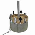 thumbnail image 1 of parachute bag small parts bag multifunction canvas kit hydropower worker maintenance tools pack garden hardware tool organizer bag with drawstr greenf, 1 of 2