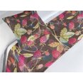 thumbnail image 3 of Nature Bed Runner Set, Summer Concept Continuous Strawberries and Leaves Hand-Drawn Pattern, Decorative Bedding Scarf & a Pillow Sham for Hotels Homes, Twin, Hot Pink Khaki and Green, by Ambesonne, 3 of 3