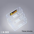 thumbnail image 2 of Lefu Étui Transparent pour Cartes de Visite Porte-Cartes Multi-Couches pour Expositions, 2 of 8