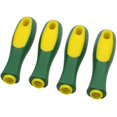 thumbnail image 3 of Paquete de 8 mangos ergonómicos de goma para lima o molinos, orificio redondo y orificio rectangular, 4-1/3 pulgadas de largo, 3 of 4