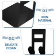 thumbnail image 3 of 1 Pair of Book Organizer Hollowed out Note Modeling Book Ends File Book Holders, 3 of 4