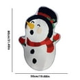 thumbnail image 2 of Christmas Snowman Bathroom Mat, Absorbent Non-Slip Rug for Kitchen Entryway Decor(B), 2 of 4