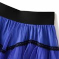 thumbnail image 5 of Sngxgn Womens Skirts Elastic Waist A-Line Pleated Long Skirts(Blue,One Size), 5 of 6