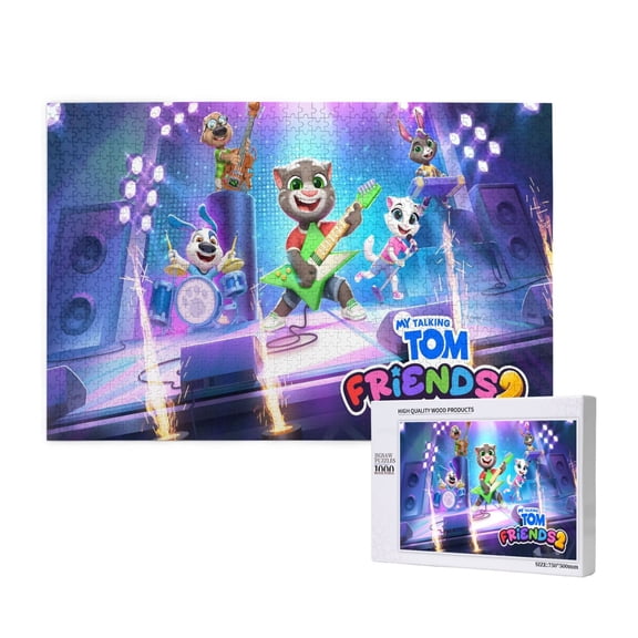 Talking Tom Jigsaw Puzzle,1000 puzzle pieces Gift Toys Art Home Decor