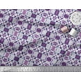 thumbnail image 3 of Soimoi Purple Heavy Canvas Fabric Mosaic Tie-Dye Fabric Prints By Yard 58 Inch Wide, 3 of 3