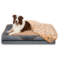thumbnail image 1 of Cshidworld Cama Ortopédica para Perros Grandes y Medianos, Sofá Cama para Perros con Funda Removible y Lavable, Fondo Antideslizante, Cama para Mascotas con Cobija de Forro Polar para Perros, 30 x 20, 1 of 9