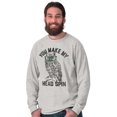 thumbnail image 5 of Make Head Spin Hipster Glasses Owl Long Sleeve TShirt Men Women Brisco Brands M, 5 of 6