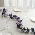 thumbnail image 5 of BalsaCircle 2 Lavender Purple Artificial 8 feet Silk Roses Mini Artificial Flowers Vine Garlands Wedding Party Centerpieces, 5 of 8