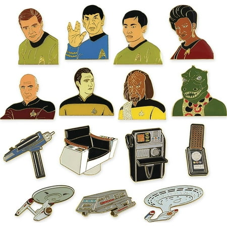 Solid Brass Lapel Pins - Star Trek Blind Packed Collectible Lapel Pin Random Case of 36