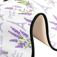 thumbnail image 6 of Dreamtimes Purple Lavender Flowers Hallway Runner Rug 2'x6' Kitchen Rug with Rubber Backing Eiffel Tower Non Slip Entryway Rug Runner Washable Soft Area Rug for Hallway Bedroom Kitchen Decor, 6 of 6