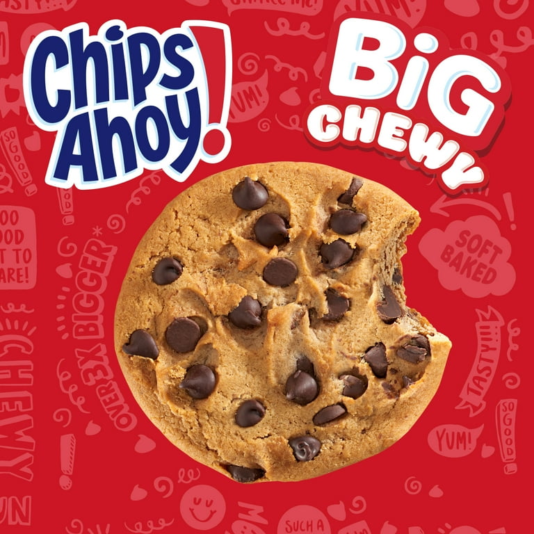 CHIPS AHOY! Big Chewy Chocolate Chip Cookies, 2.5 oz (1 Cookie Per