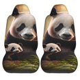 thumbnail image 2 of Fotbe Forest Panda Pattern Automotive Seat Covers for Cars Trucks and SUVs – Car Seat Covers for Front Seats,Protective Seat Covers,Vehicle Seat Covers, Set of 2, 2 of 9