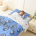 thumbnail image 4 of Erosebridal Blue White Volleyball Twin Comforter Sets 3-Piece for Kids Boys,Teens Sport Gamer Bedding Set,Ultra Soft Home Decor, 4 of 6