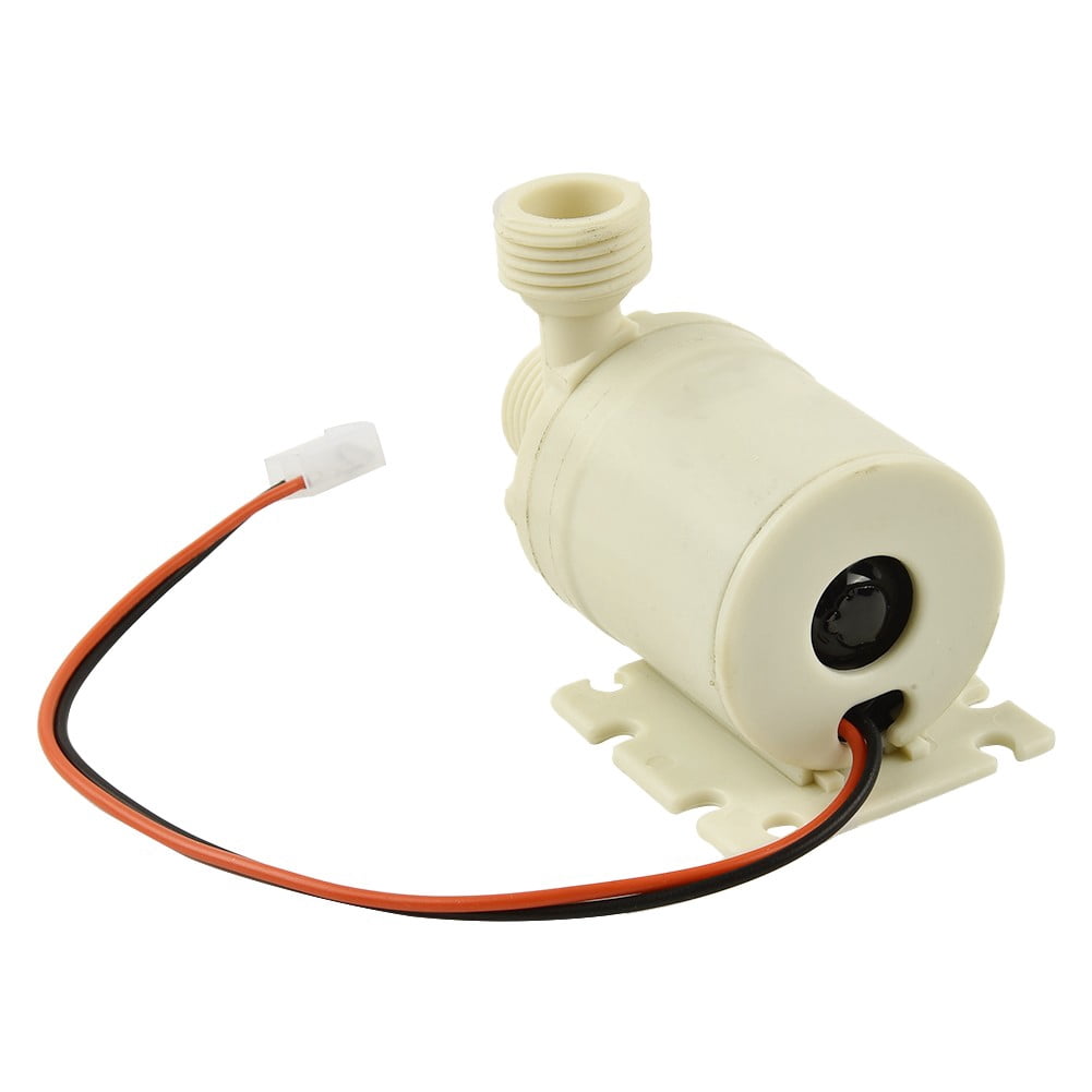 12V 100°C Solar Hot Water Circulation Pump Silent Coupler White High Pressure Pump Tool Replace Parts
