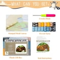 thumbnail image 2 of shiyou-Latch Hook Kits for Adults - DIY Latch Hook Rug Kits for Kids, Crochet Kit for Beginners, Rug Making Kits with Printed Canvas, Gift Packaging. (Dog in Flowers,15x21), 2 of 4