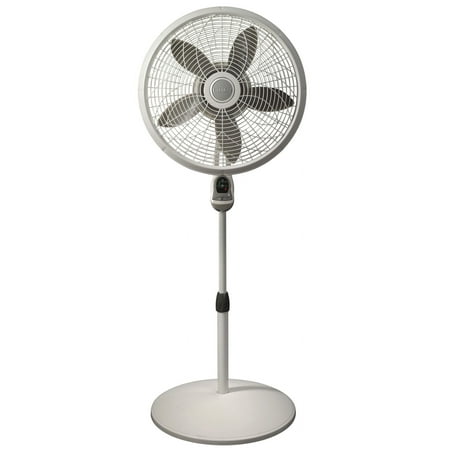 Lasko Elegance & Performance 18" Pedestal Fan with Remote, 54.5" H, White, 1850, New