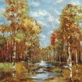 thumbnail image 2 of Dolce, Carmen 12x12 Black Ornate Wood Framed with Double Matting Museum Art Print Titled - The Clearing, 2 of 4