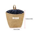 thumbnail image 2 of Worallymy Bolsa de almacenamiento de yute plegable para artículos diversos organizador lavable bolsa colgante para artículos de habitación azul Worallymy JD735806569, 2 of 7