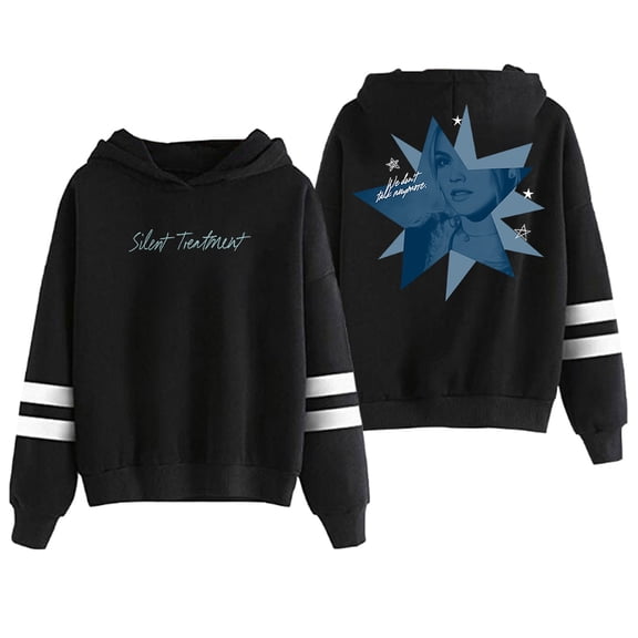 Freya Skye Silent Treatment Hoodie Pocketless Parallel Bars Sleeve Streetwear Men Women Hooded Sweatshirt