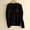 Black, variant on NTACZA Oversized Sweaters for Women Button Down V Neck Black Cardigan Sweater Heart Print Jumper for Women L