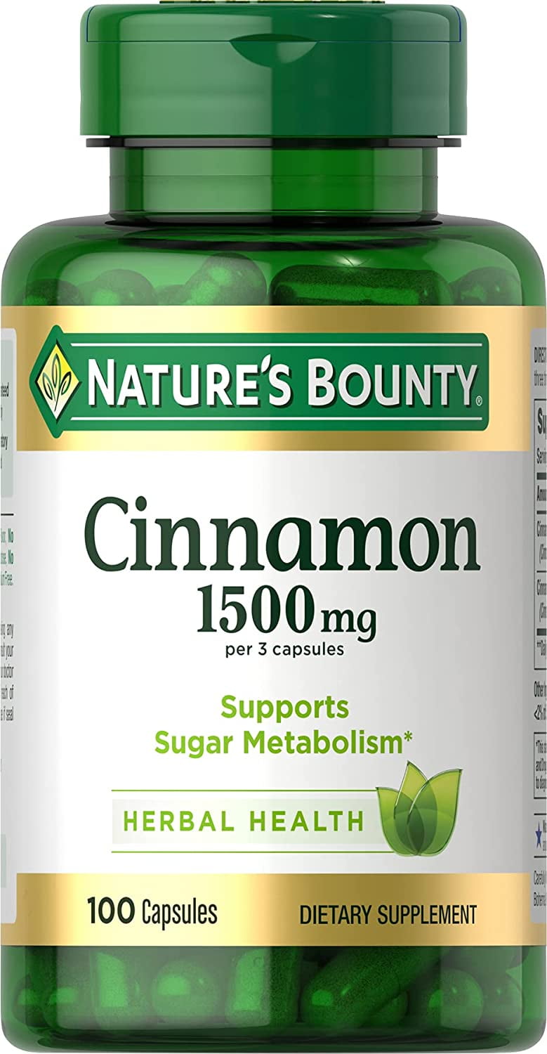 Nature's Bounty Cinnamon 1500mg 100ct