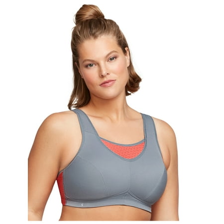 

Glamorise Full Figure Plus Size No-Bounce Camisole Elite Sports Bra Wirefree #1067