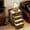 Dark Rustic Oak, variant on Farmhouse LED Nightstand with Gun Drawers: Floor Lamp with Table & Charging Station for Bedroom Bedside Table, End Table with Drawers & Human Sensor Lights for Living Room, Antique White