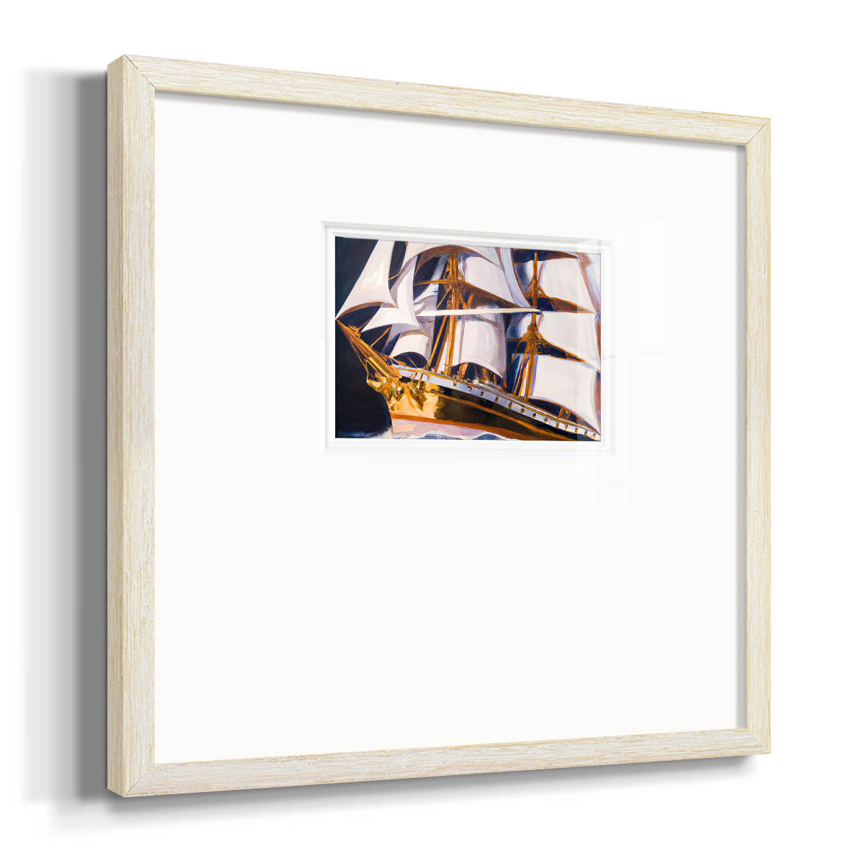 Golden ShipPremium Framed Print