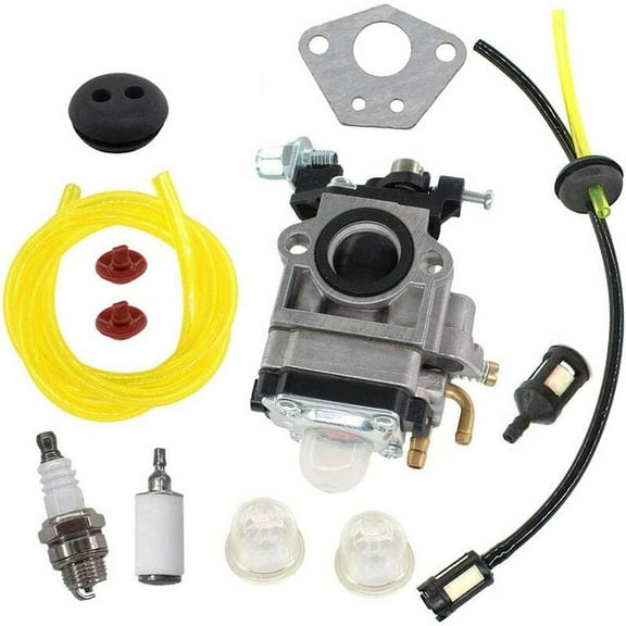 Carburetor for 43Cc 52Cc 40-5 BC430 CG430 CG520 1E40F-5 TL43 TL52 Brush Cutter Engine with Spark Plug and Fuel Filter