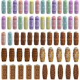 thumbnail image 2 of 60pcs Plastic Hair Tube Beads Long Tube Beads,Hair Accessories for Braids DIY Craft Beads, Mixed Colors, 2 of 9