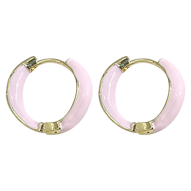 pstuiky Pendientes de aro: elegantes, modernos y versátiles. Pendientes de alta gama, ideales para la primavera. Pequeños y frescos.