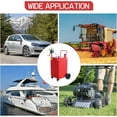 thumbnail image 7 of Yesurprise 50 Gallon Protable Gas Caddy With Manual Transfer Pump Fuel Storage Tank & 4 Wheels Gasoline Diesel Fuel Container for Atv Car Mowers Tractors Boat Motorcycle, 7 of 7