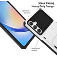 thumbnail image 4 of Wallet Case for Samsung Galaxy A34 5G Case with 4-Card Credit Card Holder Slot Shockproof Cover Hybrid Heavy Duty Protection Armor Phone Case Compatible with Samsung Galaxy A34-White, 4 of 12