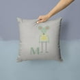 thumbnail image 2 of Carolines Treasures BB5738PW1414 Alphabet M for Mouse Fabric Decorative Pillow  14Hx14W multicolor, 2 of 4