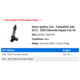 thumbnail image 2 of Direct Ignition Coil - Compatible with 2012 - 2020 Chevrolet Impala 3.6L V6 - AC Delco, 2 of 2