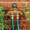 thumbnail image 3 of LEEYNEER 4 Way Heavy Duty Garden Hose Splitters  Solid Brass 4-Way Water Hose Splitter Outdoor Faucet Spigot Connector  4 Valve Garden Tap Hose Adaptor with 4 Hose Washers, 3 of 7