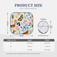 thumbnail image 3 of Kdxio Insects and Flowers Print 2-Piece Sun Shade Front Windshield - Foldable Car Front Window Sunshades for Most Sedans SUV Truck-Large, 3 of 6