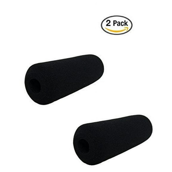Tetra-Teknica Essentials Series Foam Windscreen for Shotgun Camera Microphones up to 4.5" in Length, Color Black, 2 Pack