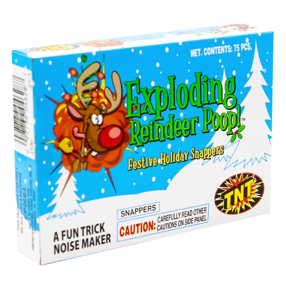 TNT Fireworks, Reindeer Poop, Holiday Pop-its, Snappers, Any Occasion
