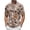 Khaki_006, variant on Men's Novelty Skull T-Shirt Witch Castle Pattern Casual Vintage Short Sleeve Crew Neck T-Shirts 2026 Trendy Comfort Blouses for Halloween Party Dark Blue 3XL