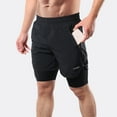 thumbnail image 4 of Active Men 2 In 1 Running Shorts Quick Drying Breathable Active Training Exercise Jogging Marathon Cycle Shorts, 4 of 7