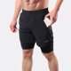 thumbnail image 4 of Shorts Men 2 en 1 Corriendo Pantalones Cortos de Secado Rápido Ejercio de Abrenamiento Activo Activable Jogging Marathon Cycle Shorts, 4 of 7