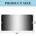 thumbnail image 3 of Black Ombre Fluorescent Light Covers, Black Grey White Gradient Modern Abstract Art Magnetic Light Covers for Ceiling Lights, Fluorescent Ceiling Shade for Classroom Bedroom Office 4x2Ft x 2PCS, 3 of 8