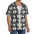 thumbnail image 2 of Kdxio Men's Hawaiian Shirt for Men Short Sleeve Shirt Husky Summer Casual Holiday Beach Button Down T-Shirts, 2 of 7