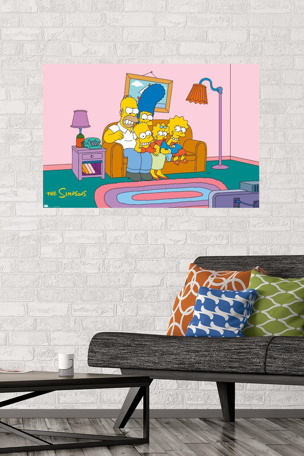 The Simpsons - Couch Wall Poster, 22.375" x 34"