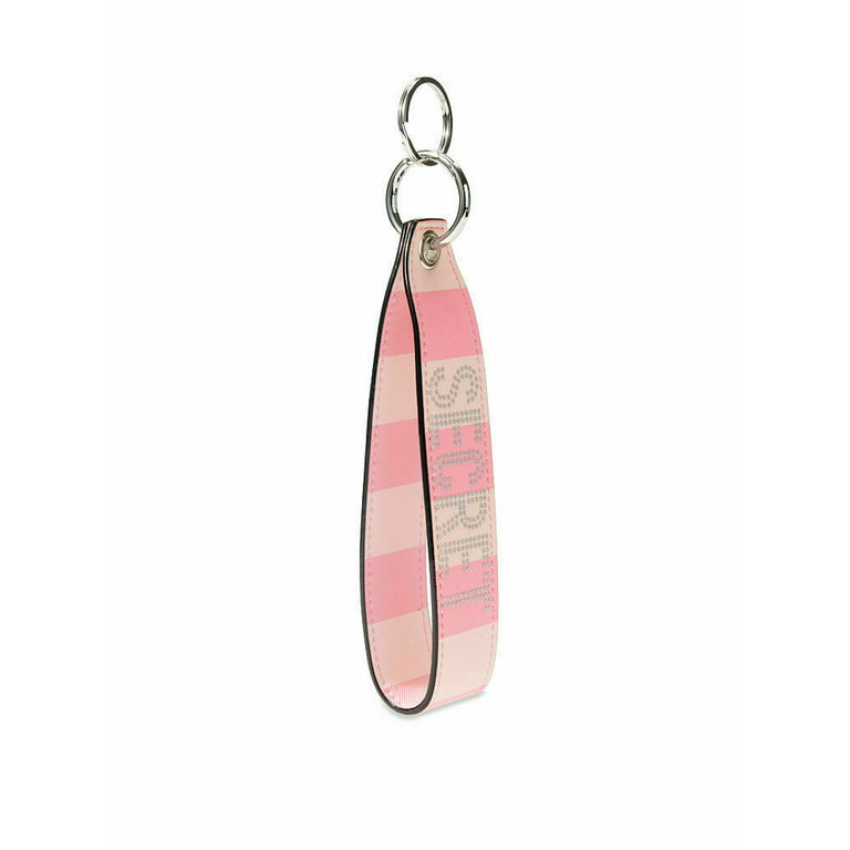 lv wristlet keychain strap pink