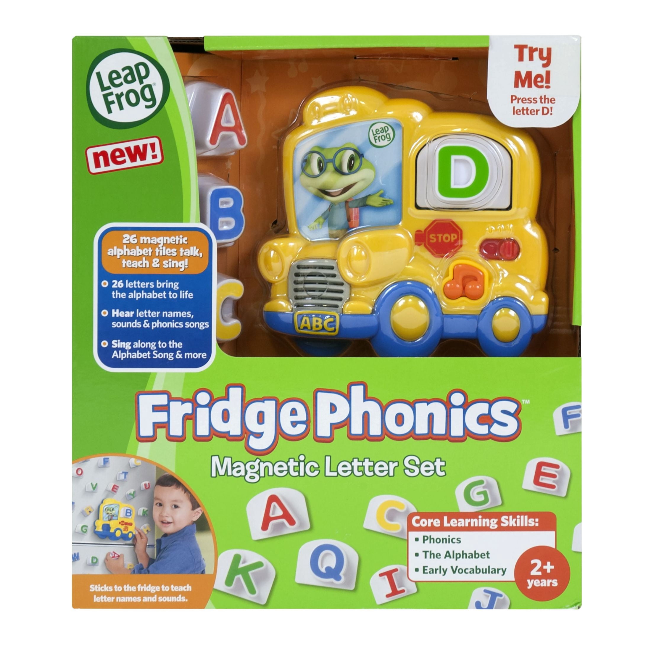LeapFrog Fridge Phonics Magnetic Letter Set, Alphabet Help for Kids
